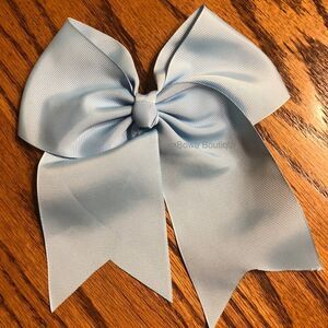 Baby Blue Solid Cheer Bow  5B2198  Handmade NWT Boutique